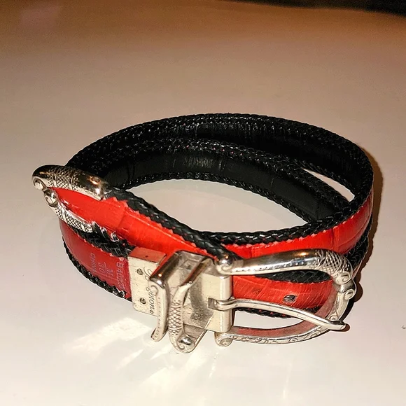 Brighton | Accessories | Brighton Womens Reversible Blackred 
